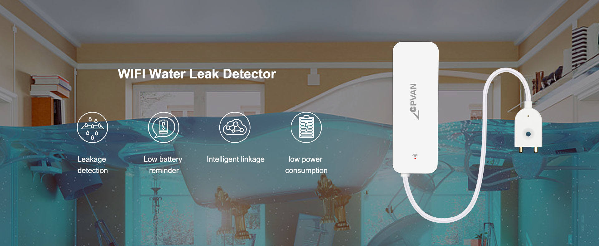WIFI Water Leak Sensor