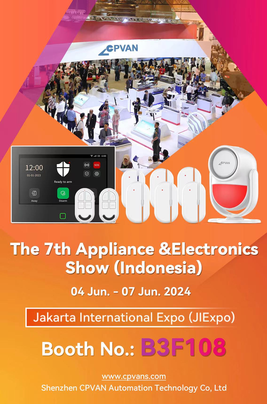 CPVAN Participate in The 7th Appliance &Electronics Show (Indonesia)